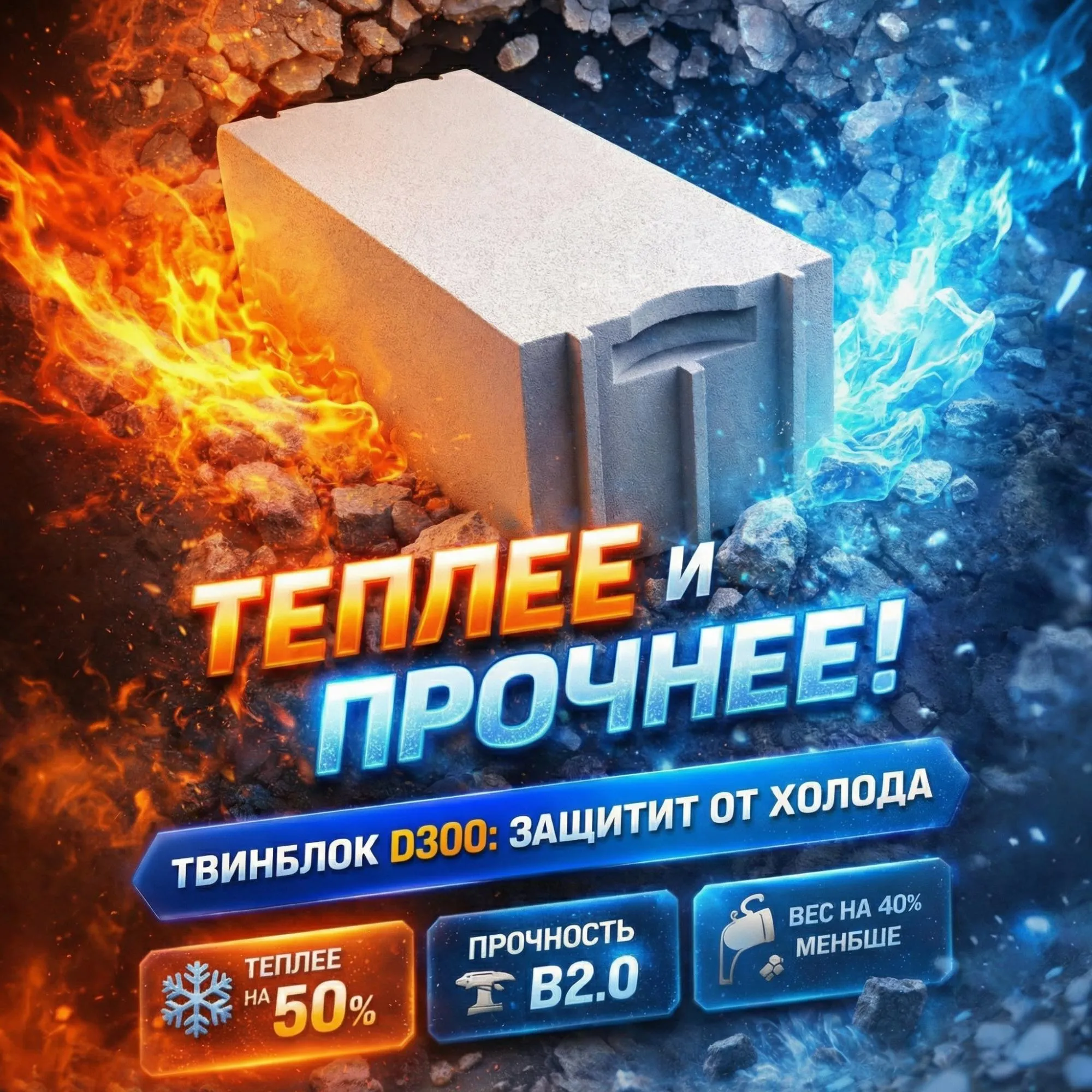 Газобетон Твинблок D300 Газобетон Твинблок D300